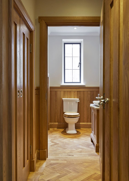 Hampshire Home Bathroom Design Wood Detail
