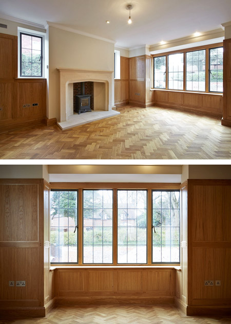 Hampshire Home Interior Design Wood Detail